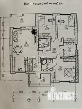 Дом 123м², 1-этажный, участок 11 сот.