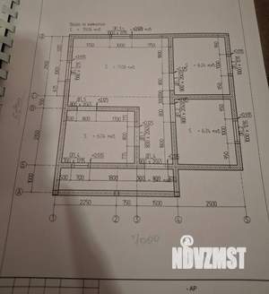 Коттедж 44м², 1-этажный, участок 8 сот.