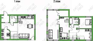 Коттедж 180м², 2-этажный, участок 15 сот.
