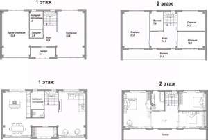 Коттедж 212м², 2-этажный, участок 14 сот.