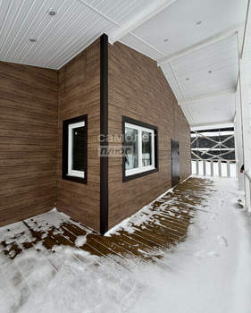 Дом 120м&sup2;, 1-этажный, участок 10 сот.  