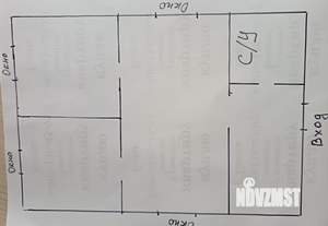 Дом 48м&sup2;, 1-этажный, участок 7 сот.  