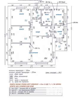 Дом 84м&sup2;, 1-этажный, участок 9 сот.  