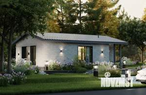 Дом 65м&sup2;, 1-этажный, участок 10 сот.  