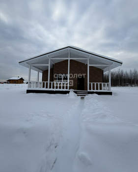 Дом 120м&sup2;, 1-этажный, участок 10 сот.  