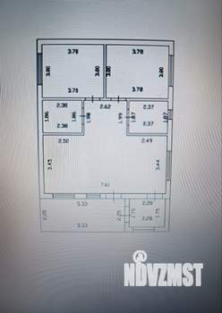 Коттедж 81м², 1-этажный, участок 11 сот.  