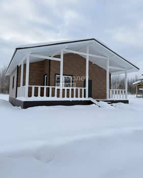 Дом 120м&sup2;, 1-этажный, участок 10 сот.  