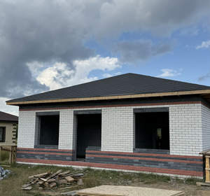 Дом 107м&sup2;, 1-этажный, участок 12 сот.  