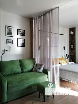 Студия квартира, посуточно, 37м2, 16/19 этаж