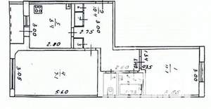 2-к квартира, на длительный срок, 52м2, 4/5 этаж