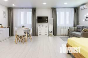 Студия квартира, посуточно, 43м2, 8/16 этаж