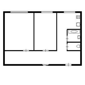 2-к квартира, на длительный срок, 45м2, 3/5 этаж