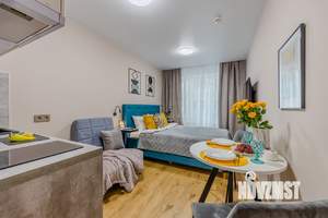 Студия квартира, на длительный срок, 20м2, 4/14 этаж