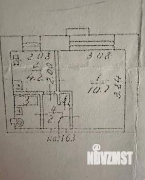 1-к квартира, на длительный срок, 21м2, 9/9 этаж