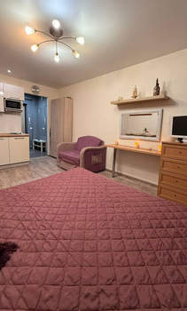 Студия квартира, на длительный срок, 25м2, 4/18 этаж