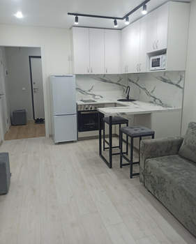 Студия квартира, на длительный срок, 29м2, 2/17 этаж