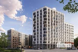 2-к квартира, строящийся дом, 53м2, 9/12 этаж