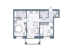 3-к квартира, вторичка, 69м2, 6/6 этаж