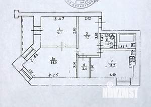 2-к квартира, вторичка, 50м2, 3/10 этаж