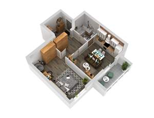2-к квартира, вторичка, 53м2, 2/12 этаж