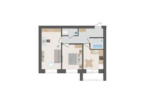 2-к квартира, вторичка, 53м2, 7/9 этаж