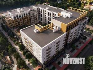 1-к квартира, строящийся дом, 40м2, 3/4 этаж