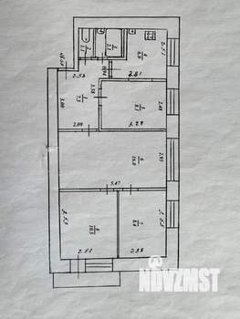 3-к квартира, вторичка, 53м2, 3/5 этаж