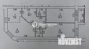 3-к квартира, вторичка, 68м2, 2/5 этаж