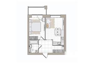2-к квартира, вторичка, 45м2, 6/6 этаж