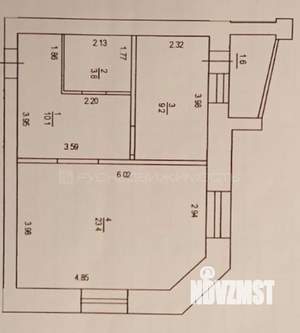 1-к квартира, вторичка, 47м2, 4/5 этаж