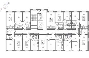 1-к квартира, вторичка, 33м2, 2/17 этаж