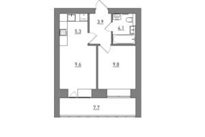 2-к квартира, вторичка, 40м2, 5/12 этаж