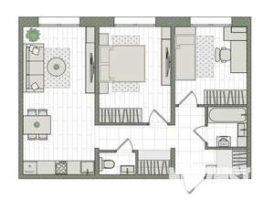3-к квартира, вторичка, 60м2, 4/16 этаж
