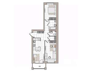 3-к квартира, вторичка, 71м2, 2/6 этаж