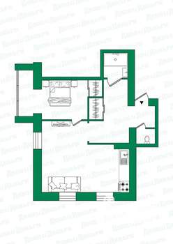 2-к квартира, вторичка, 67м2, 14/17 этаж