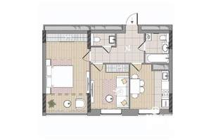 2-к квартира, вторичка, 58м2, 6/17 этаж