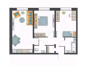 3-к квартира, вторичка, 60м2, 1/17 этаж