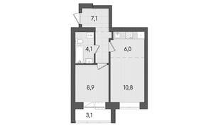 2-к квартира, вторичка, 40м2, 7/9 этаж