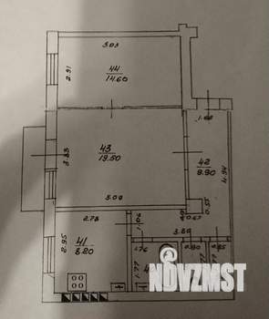 2-к квартира, вторичка, 59м2, 5/5 этаж