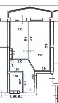 1-к квартира, вторичка, 37м2, 14/16 этаж