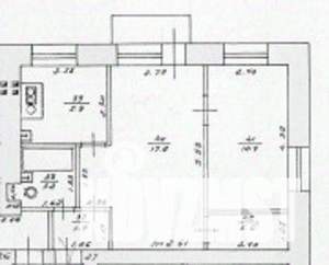 2-к квартира, вторичка, 43м2, 2/5 этаж