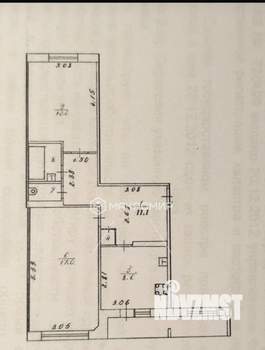 2-к квартира, вторичка, 53м2, 2/5 этаж