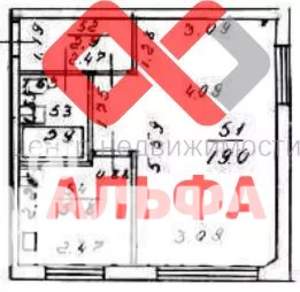 1-к квартира, вторичка, 31м2, 1/5 этаж
