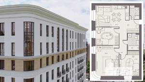 3-к квартира, вторичка, 77м2, 8/11 этаж