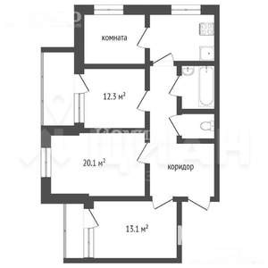 4-к квартира, вторичка, 88м2, 6/10 этаж