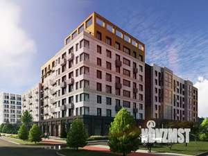 1-к квартира, строящийся дом, 40м2, 3/4 этаж
