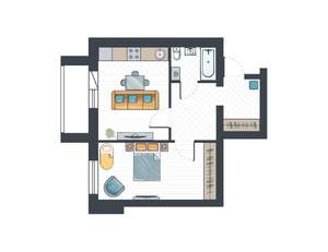 2-к квартира, вторичка, 57м2, 9/12 этаж