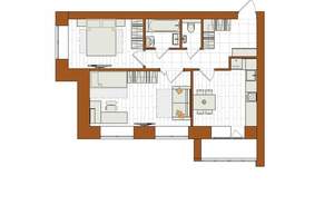 2-к квартира, вторичка, 57м2, 9/12 этаж