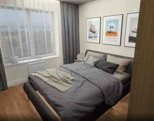 2-к квартира, вторичка, 48м2, 4/17 этаж