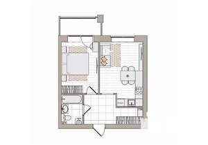 2-к квартира, вторичка, 45м2, 6/7 этаж